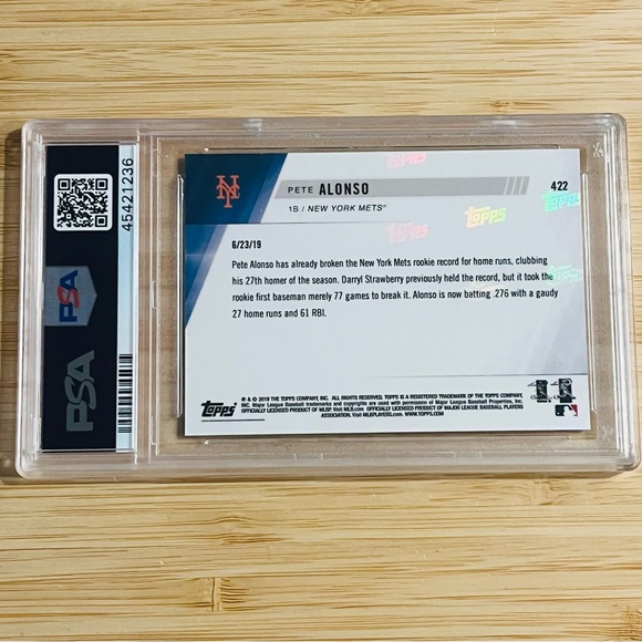 PETE ALONSO 2019 Topps Now Rookie Card RC Graded PSA 10 Gem Mint - Picture 2 of 2